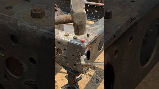 Isuzu Truck Front Chassis Strengthening Bolt amazingskills IsuzuTruck shortvideo [upl. by Kiele]