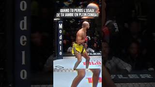 Quand tu perds le contrôle de ta JAMBE en plein combat 😳 ufc mma [upl. by Natanhoj]