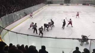 Barnstable vs Falmouth boys hockey Final minute [upl. by Ahsauqram187]