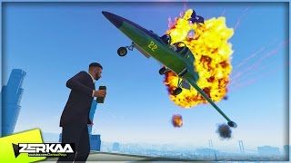 JETS VS STICKY BOMBS  GTA 5 Funny Moments  E629 GTA 5 PS4 [upl. by Suicul606]