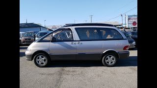 1996 Toyota Estima Lucida Previa 4WD only 10500mi Walk around JDM [upl. by Alyam162]