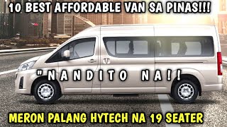 TOP 10 AFFORDABLE 11  19 SEATER NA COMERCIAL VEHICLE DITO SA BANSA MULA SA IBAT IBANG BRAND TOYOTA [upl. by Flossi]