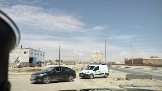 Driving in Nouakchott Mauritania Street of Nouakchott Mauritania [upl. by Tim945]