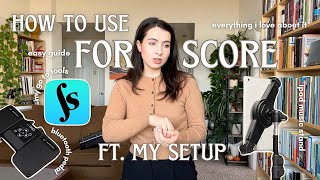 how to use forscore easy guide [upl. by Ecnerwal]