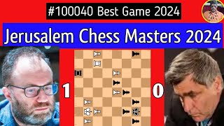 Pavel Eljanov vs Vasyl Ivanchuk  Jerusalem Masters 2024 chess [upl. by Salb]