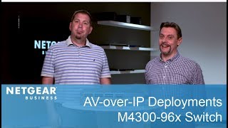 Simplify Your AVoverIP Deployments with NETGEAR Business’s Flexible M430096X Switch [upl. by Gariepy436]