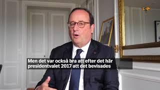 François Hollande om svenska kungahuset ”Välkomna här i Frankrike” [upl. by Oirrad401]