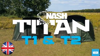 Nash Titan T1 amp T2 Shelters UK [upl. by Eloc]