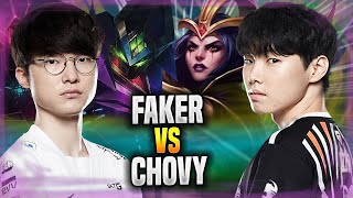 FAKER vs CHOVY  T1 Faker Plays Malzahar MID vs GEN Chovy Leblanc  Season 2022 [upl. by Tiffany]