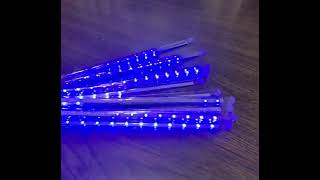 Blingstar Meteor Shower Lights 30CM 10 Tubes 240 LED Christmas Lights Plug in Snowfall LED Lights Ou [upl. by Mack104]