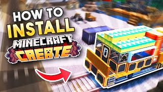 How to Install the Create Mod in Minecraft StepbyStep Tutorial [upl. by Conti]