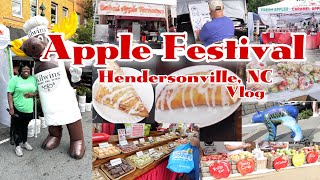 Apple Festival in HendersonvilleNC VLOG Road Trip to NC [upl. by Notyrb]