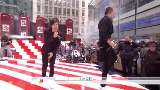 One Direction One Thing Live on The Today Show [upl. by Ayatnahs]