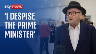 George Galloway I despise the prime minister [upl. by Ativel]