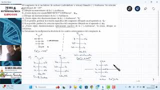 TEMA 4 ESTEREOQUÍMICA  EJERCICIO 20 ESTEREOISÓMEROS DE LA ARABINOSA EN PROYECCIÓN DE FISCHER [upl. by Renrew]