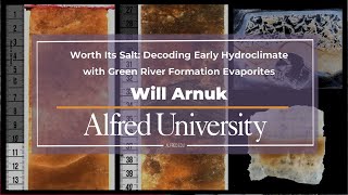 Worth Its Salt Decoding Early Hydroclimate with Green River Formation Evaporites with Will Arnuk [upl. by Adahs920]