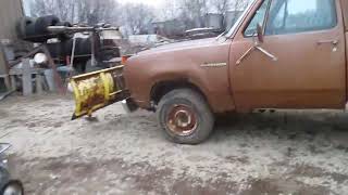 79 Dodge Ramcharger plow truck aka dust in the wind [upl. by Pinter130]