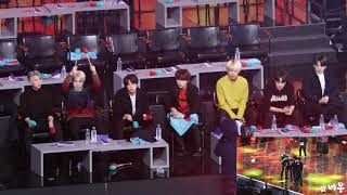 BTS reaction to Seventeen  GDA 2019 GOLDEN DISK AWARDS [upl. by Yadnus]