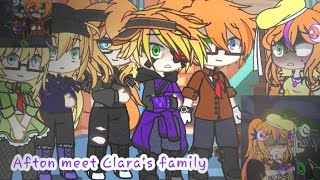 Aftons meet Claras familyAfton FamilyFnaf [upl. by Anuaek]