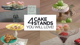 DIY 4 Cake Stands youll Love to Make  EASY home decor ideas  GoodHomes [upl. by Nanahs]