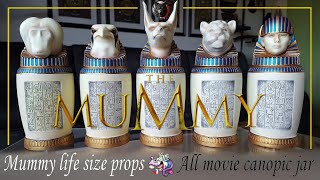 Mummy Canopic Jar life size props  unboxing and review [upl. by Keegan]