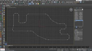 3DS Max  Spline Chamfer Modifier [upl. by Veljkov]