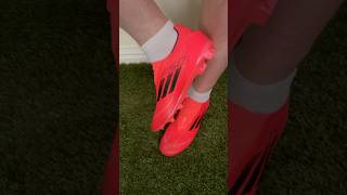 Adidas F50 League Laceless FGMG on feet  Vivid Horizon Pack asmr football adidas soccer [upl. by Ardeha]