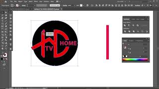 HD tv home letter logo design tutorial [upl. by Aeli]