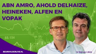 ABN AMRO Ahold Delhaize Heineken Alfen en Vopak AEX [upl. by Gardner252]