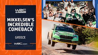 Mikkelsens INCREDIBLE Comeback  WRC EKO Acropolis Rally Greece 2023 [upl. by Warder]