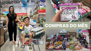 Compras do mês completa  valor total  Para 6 pessoas  LAÍS VELOSO [upl. by Cromwell935]