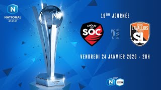 19e journée  Cholet  Laval I National FFF 20192020 [upl. by Asiat]