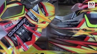 Bittydesign Liquid Mask  How to paint Kyle Johnson RC bodies [upl. by Also651]