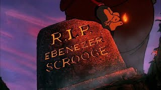 Through hell and back Mickey a Christmas carol  1983  Scrooge visit his own grave [upl. by Llenrahc]