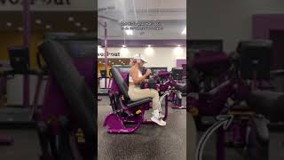 Planet Fitness Seated Leg Curl Machine Tutorial [upl. by Letty]