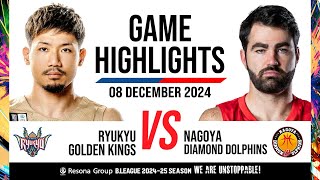 Ryukyu Golden Kings vs Nagoya Diamond Dolphins  Game Highlights [upl. by Granese]