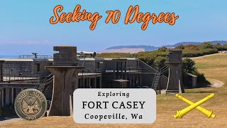 Exploring US Army Fort Casey the largest of the three forts [upl. by Hanshaw275]