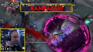 Yatoro Gets a double Rampage at the Ti12 finals [upl. by Nelyt185]