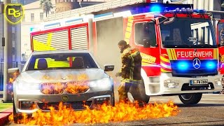 « FEUERWEHR bei der ARBEIT »  GTA 5 Rescue Mod V  Deutsch  Grand Theft Auto 5 [upl. by Ceporah]