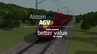 Alstom AGV Train  Faster greener better value for money [upl. by Severson]