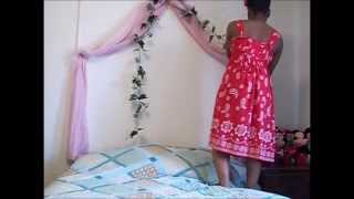 DIY HeadboardCanopy under 15 [upl. by Anaeli354]