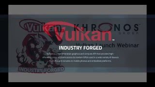 Khronos Group Vulkan Webinar 2 [upl. by Kinsman31]