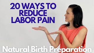 20 ways to reduce labor pain  How to have a NATURAL BIRTH  natural birth story [upl. by Yam]