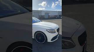 Mercedes C63 S with AlloyGator Wheel Rim Protectors [upl. by Tracey]