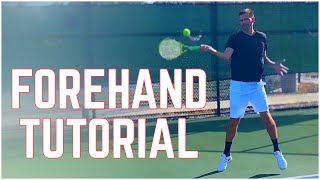 How to Hit a Forehand  Tennis Technique [upl. by Renae]