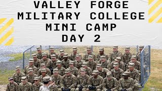 Valley Forge Military College Mini Camp 2024  Day 2 [upl. by Sarazen271]