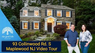 Maplewood  South Orange NJ Homes For Sale  93 Collinwood Rd S Video Tour [upl. by Sitto]