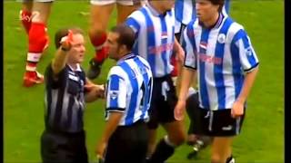 What does Di Canio do when he gets a red card [upl. by Coryden827]