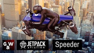 The Speeder – World’s first jetpowered flying motorcycle [upl. by Schnell787]