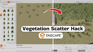 Simple Trick to Scatter Vegetation in Enscape  Revit Tutorial [upl. by Epilif]